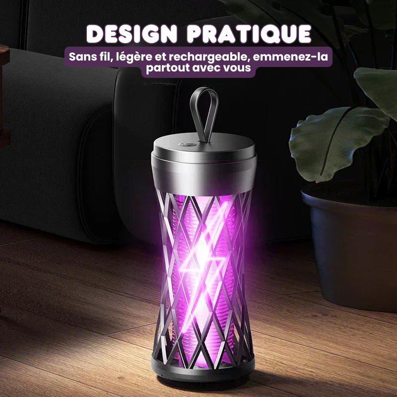 Lampe Anti-Moustiques à Accrocher ou Poser – Rechargeable