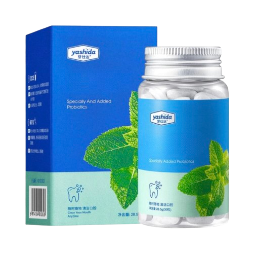Le Dentifrice à Croquer Haleine Fraîche - 30 Pastilles