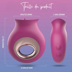 LICKY - Minivibrador estimulador cunnilingus 2 en 1