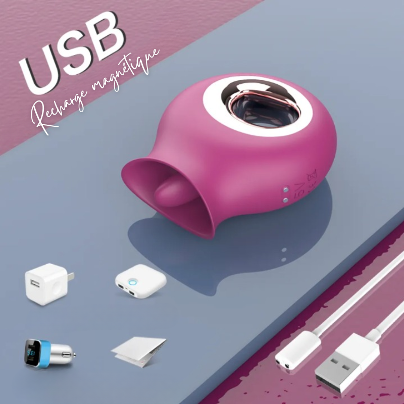 LICKY - Minivibrador estimulador cunnilingus 2 en 1