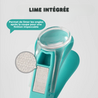 Lot de 2 Coupes-ongles Ergonomique avec Loupe - Sécurité et Précision