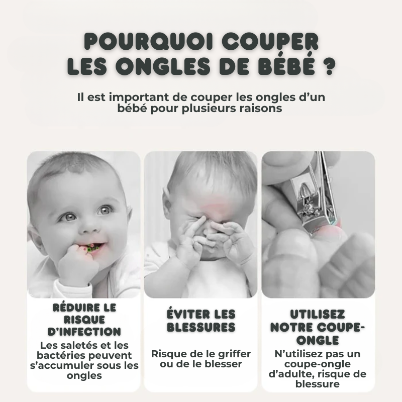 Lot de 2 Coupes-ongles Ergonomique avec Loupe - Sécurité et Précision