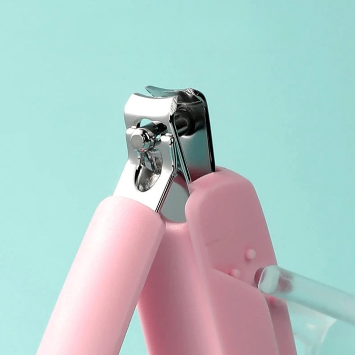 Lot de 2 Coupes-ongles Ergonomique avec Loupe - Sécurité et Précision