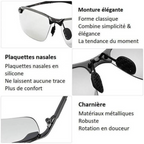 Lot de 2 Paires de Lunettes de Soleil Polarisantes Incassables