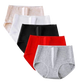 Lot de 3 Culottes Taille Haute en Coton Respirant