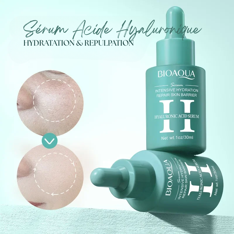 Lot de 3 Sérums Visage - Anti-rides, Vitamine-C & Hydratant