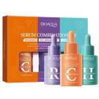 Lot de 3 Sérums Visage - Anti-rides, Vitamine-C & Hydratant