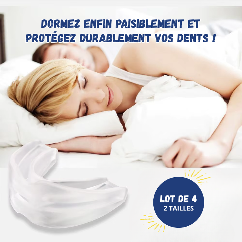 Lot de 4 Gouttières à Modeler Anti-Ronflement