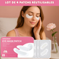 Lot de 4 Patchs pour Yeux Microneedling Réutilisables