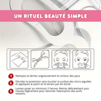 Lot de 4 Patchs pour Yeux Microneedling Réutilisables