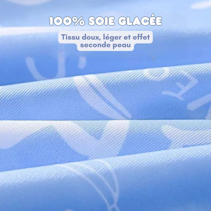 Lot de 4 Boxers en Soie Glacée à motifs