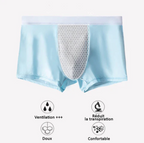 Lot de 4 boxers en soie glacée antibactériens