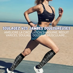 Lot de 6 Paires de Chaussettes de Compression à Motifs