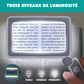 Loupe Pliable Haute Définition 10 LEDs - Rechargeable