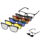 Lunettes 6 en 1 Polarisées à Clip Magnétique