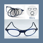 Lunettes de Lecture Fermeture Avant Magnétiques - Cordon Silicone Réglable