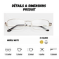 Lunettes de Lecture Verre Véritable Anti-Rayures