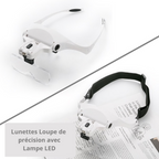 Lunettes loupe de précision avec lampe