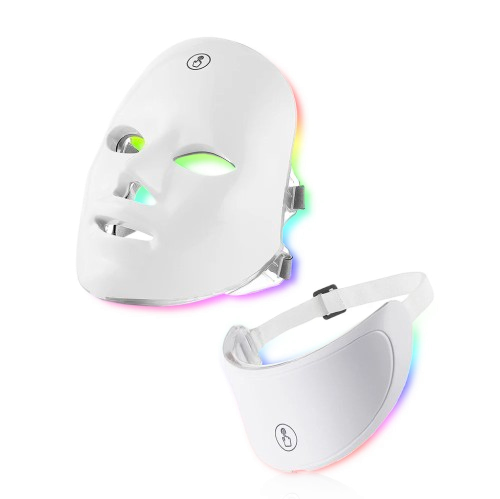 Masque Visage & Cou Anti-âge Luminothérapie 7 Couleurs