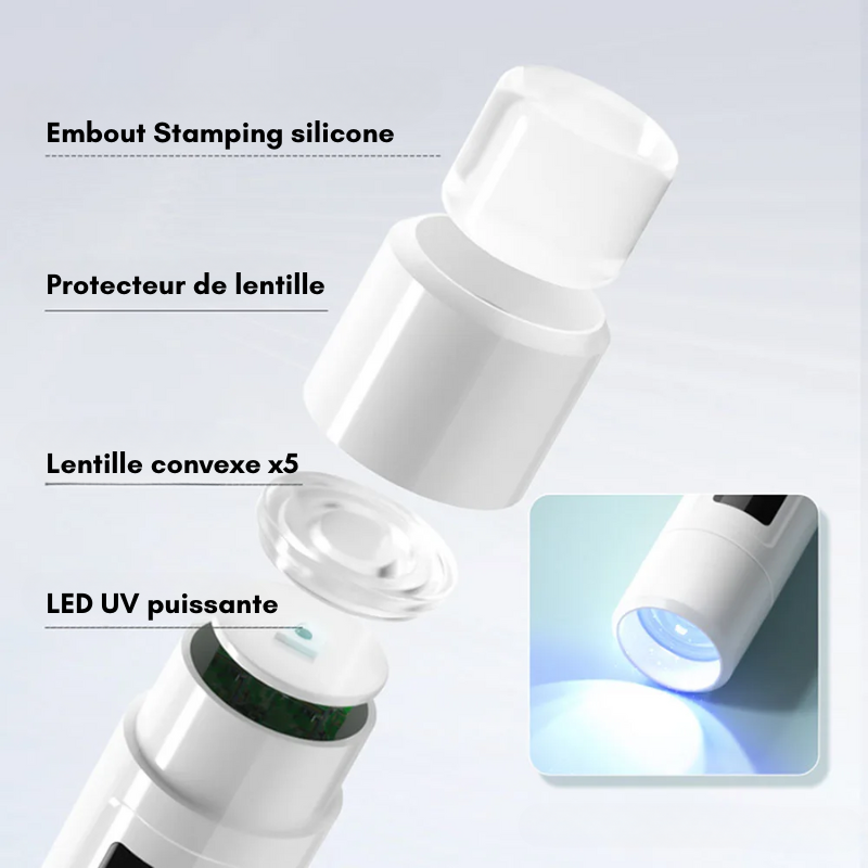 Mini Stylo Lampe UV/ LED pour manucure vernis gel