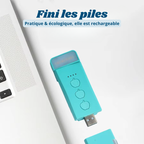 Mini Lampe à Clip de Lecture Portable - 3 Lumières + 5 Intensités