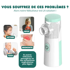 Mini Nébuliseur Médical - Idéal pour maladies respiratoires