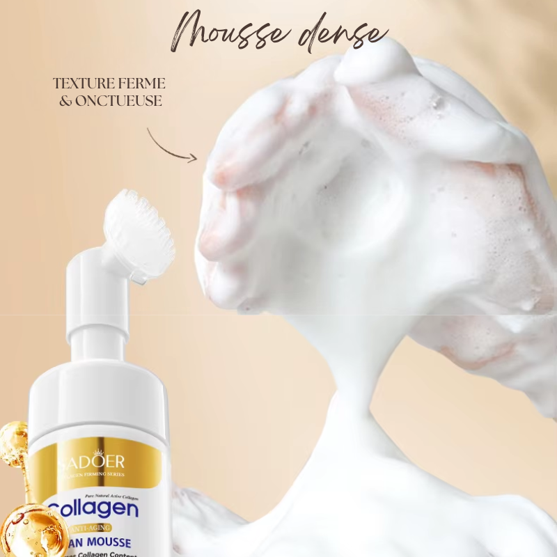Nettoyant Mousse pour le Visage au Collagène