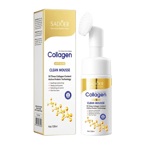 Nettoyant Mousse pour le Visage au Collagène