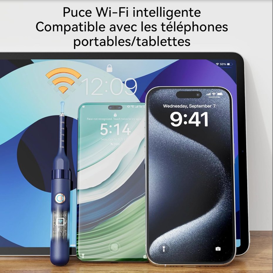 Nettoyeur 2 en 1 Oreilles & Nasal Connecté Intelligent