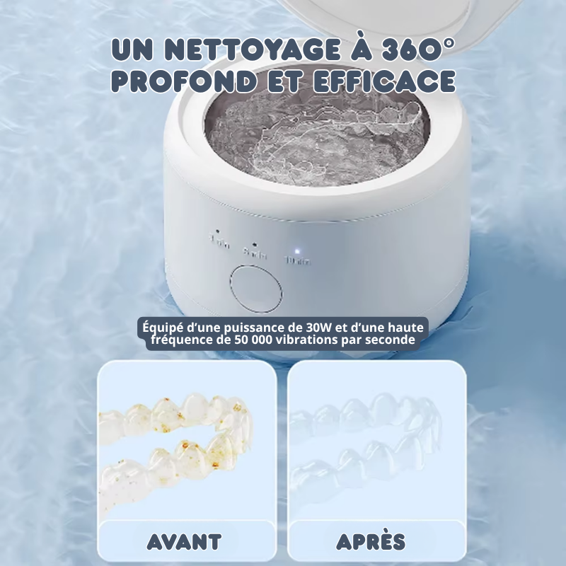 Nettoyeur à Ultrasons pour Appareils Orthodontiques