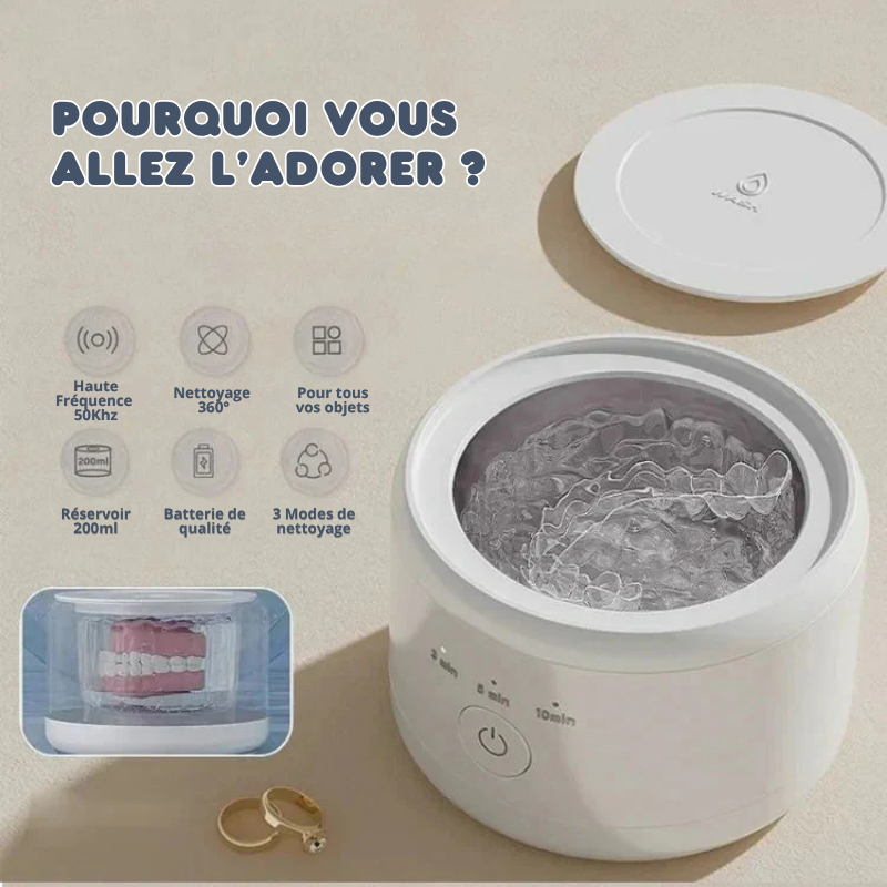 Nettoyeur à Ultrasons pour Appareils Orthodontiques