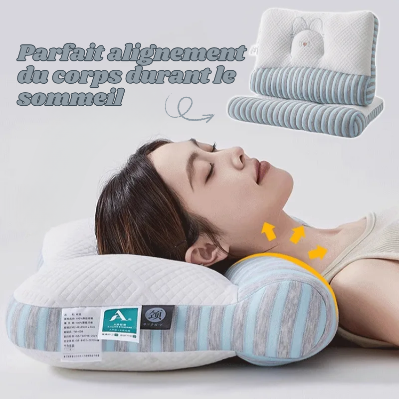 Oreiller Cervical AntiBactérien à Haut Rebond