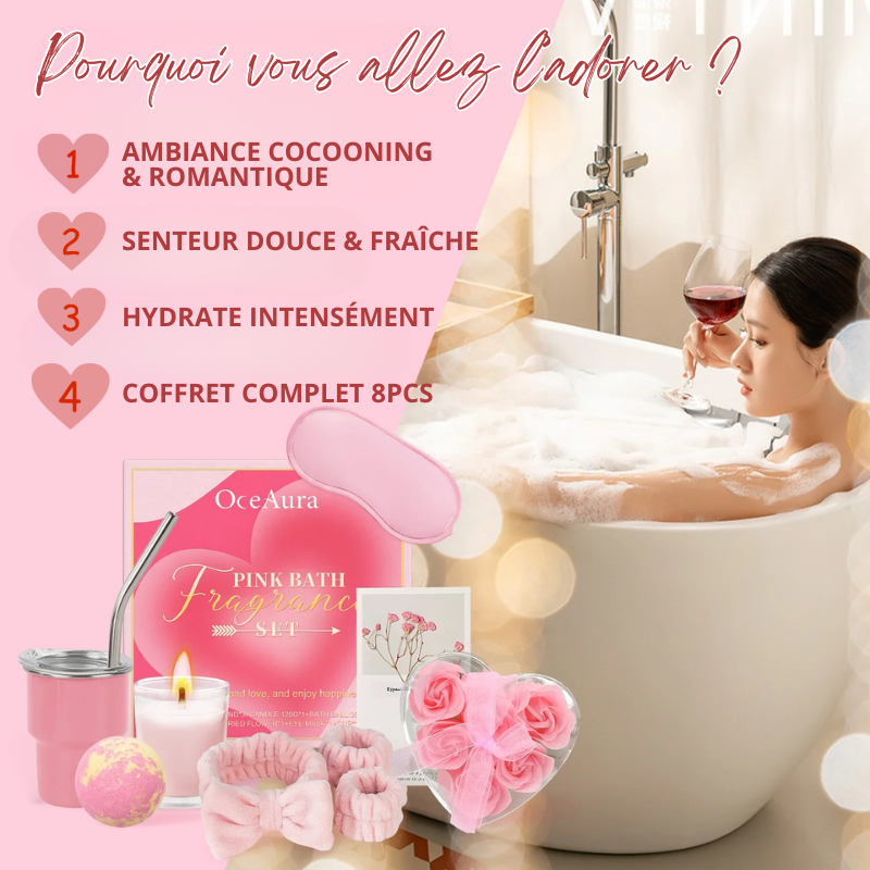 PINKY RELAX - Coffret Cadeau SPA & Détente pour Femme