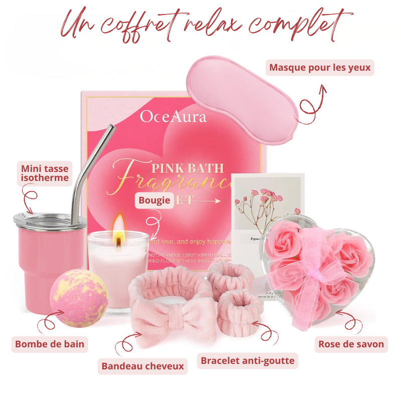 PINKY RELAX - Coffret Cadeau SPA & Détente pour Femme
