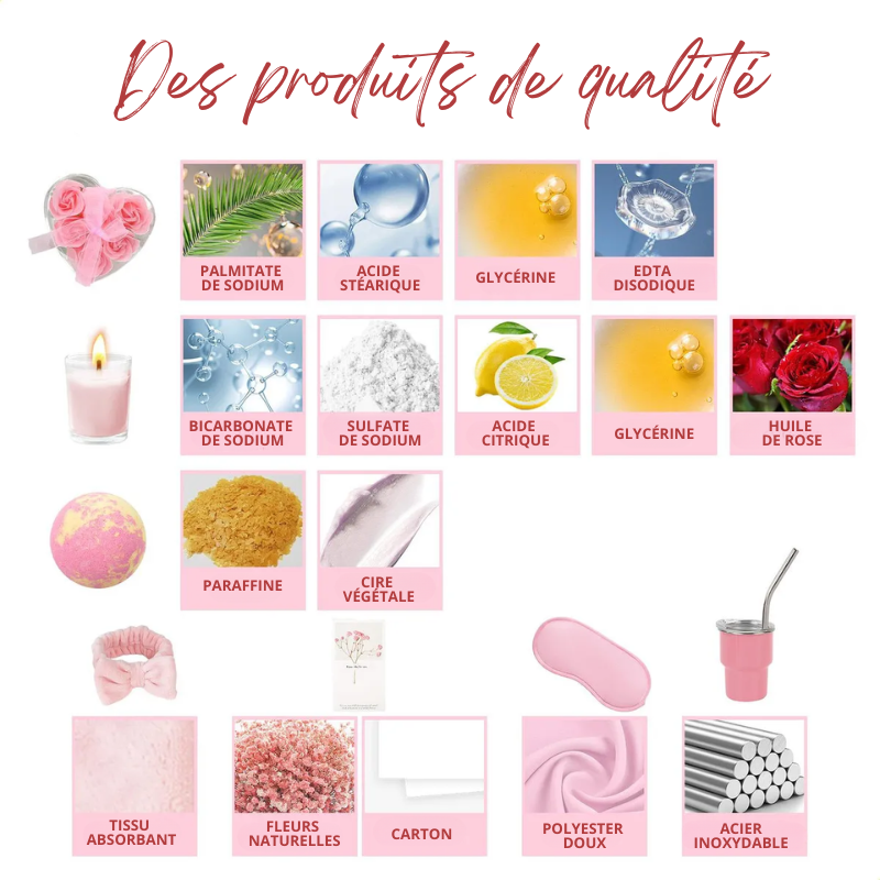 PINKY RELAX - Coffret Cadeau SPA & Détente pour Femme
