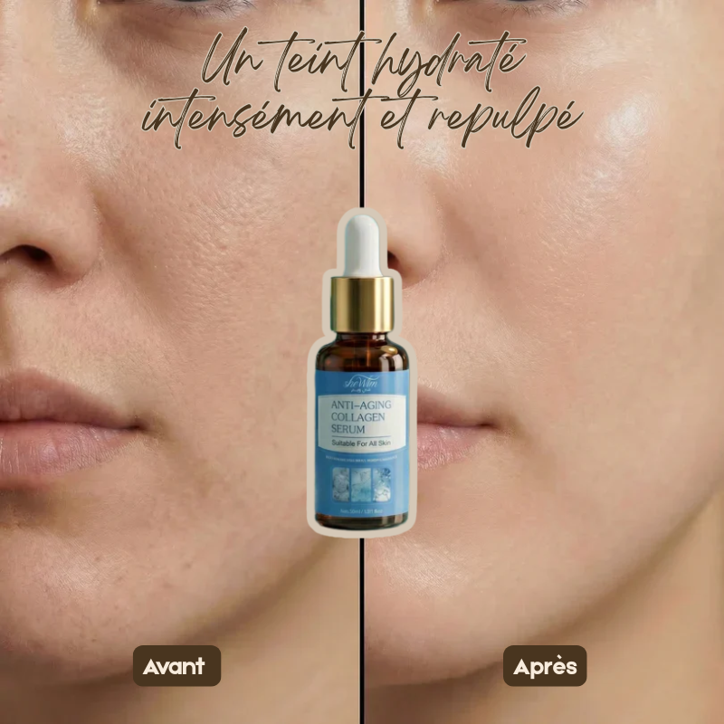 Pack Soin Anti-Âge Cou & Visage – Crème Raffermissante Sculptante + Sérum Visage au Collagène