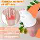 Paire de Demi Chaussette Séparatrice d'Orteils en Gel & Fibre de Coton