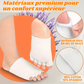 Paire de Demi Chaussette Séparatrice d'Orteils en Gel & Fibre de Coton