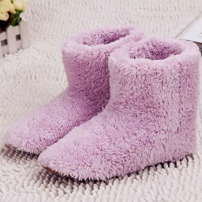 Pantoufles Bottes Chauffantes USB en Peluche Douce