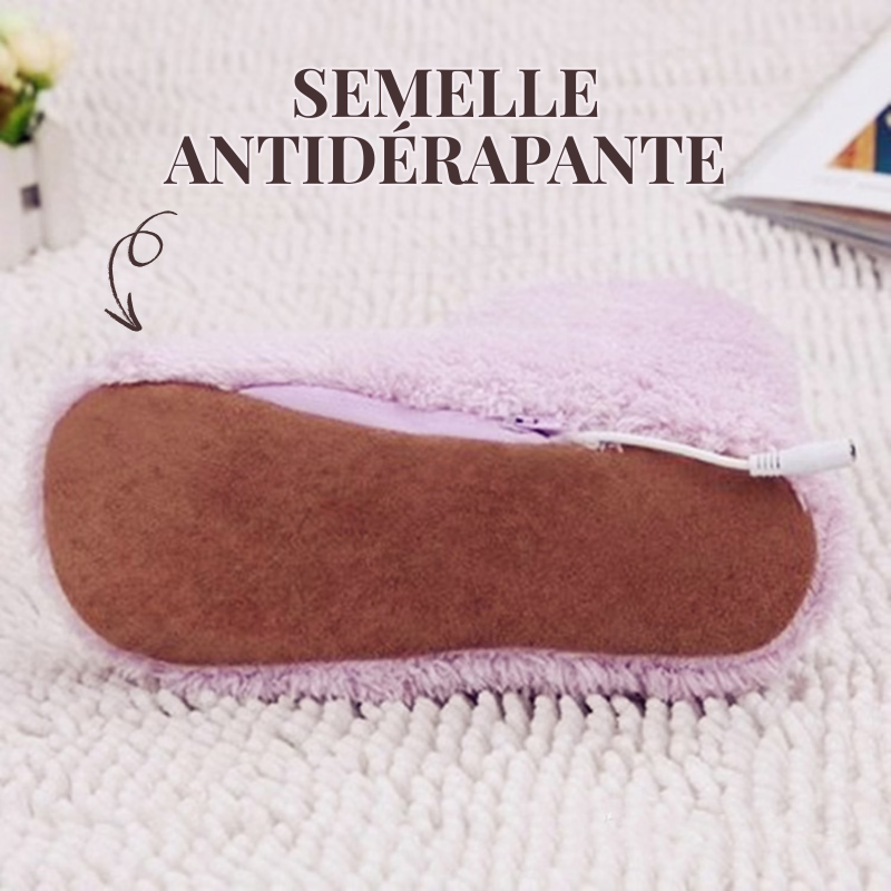 Pantoufles Bottes Chauffantes USB en Peluche Douce