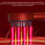 Peigne Thérapeutique Infrarouge Multifonctionnel - Massage du Cuir Chevelu