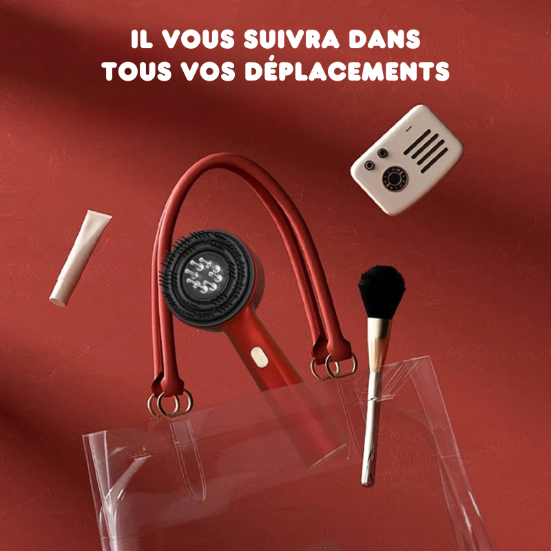 Peigne Thérapeutique Infrarouge Multifonctionnel - Massage du Cuir Chevelu