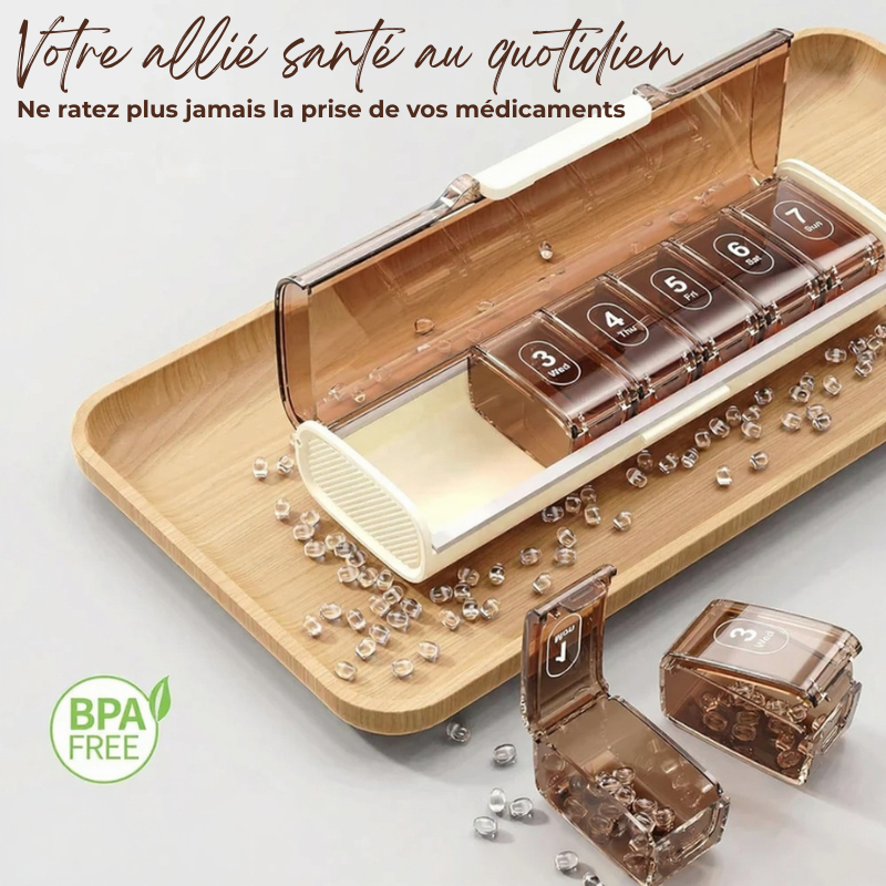 Pilulier de Poche Semainier 7J
