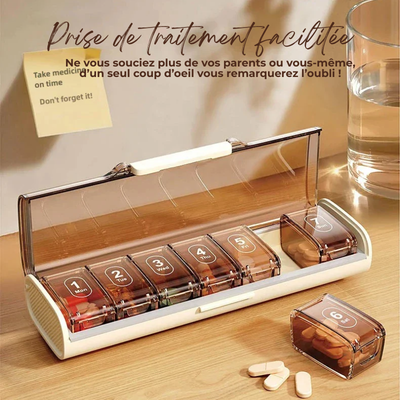 Pilulier de Poche Semainier 7J