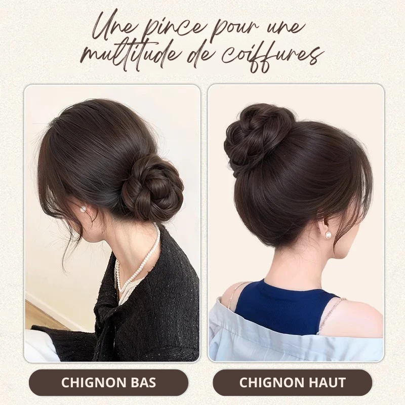 Pince Magique à Faux Chignon Tressé