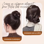 Pince Magique à Faux Chignon Tressé