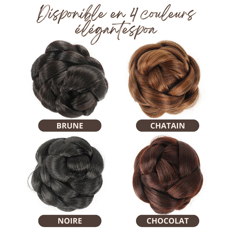 Pince Magique à Faux Chignon Tressé