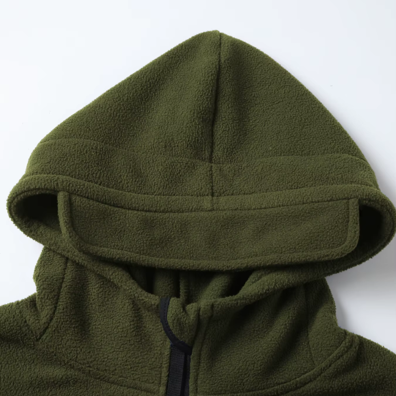 Polaire Militaire à Capuche Thermique & Tactique