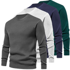 Pull maillé col rond pour homme