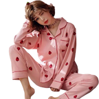 Pyjama Côtelé Chemise & Pantalon - Mi-Saison